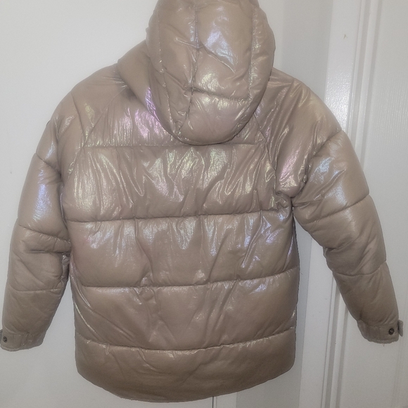 NOIZE Iridescent Insulated Winter Jacket sz 10 - Picture 2 of 4
